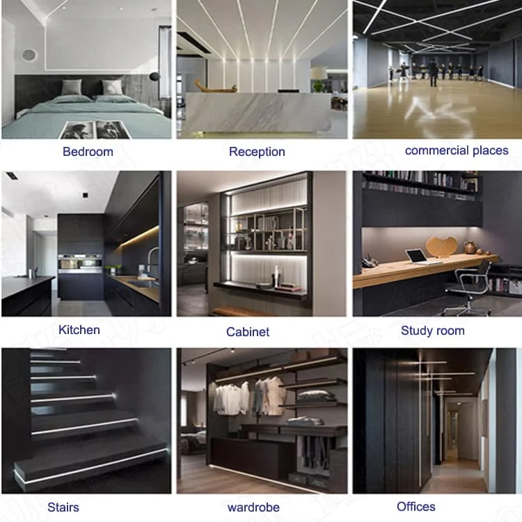 LED şerit profillerinin kullanım alanları