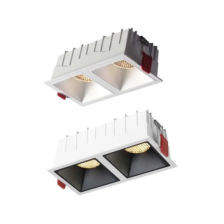 Çift LED downlight armatürler