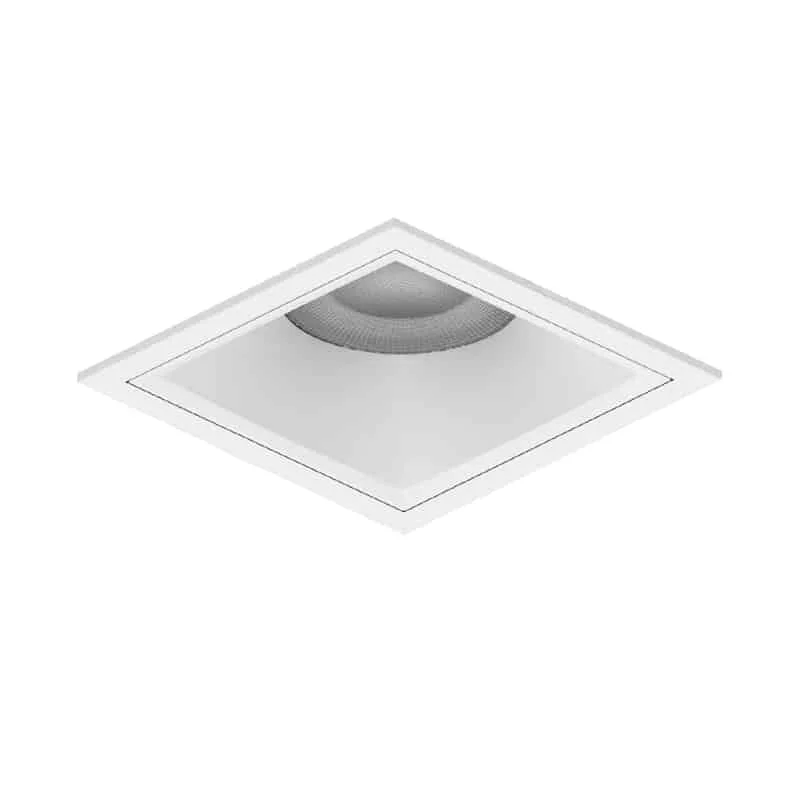 Vierkante IP65-downlight met diepe reflector