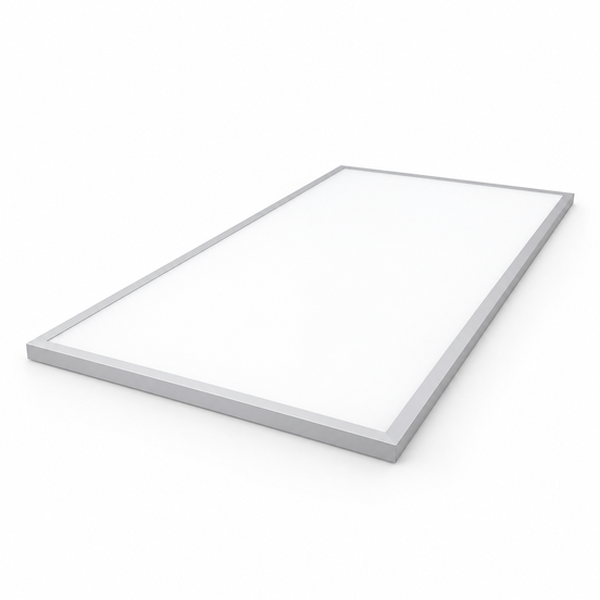 broad white panel gray frame shallow edge