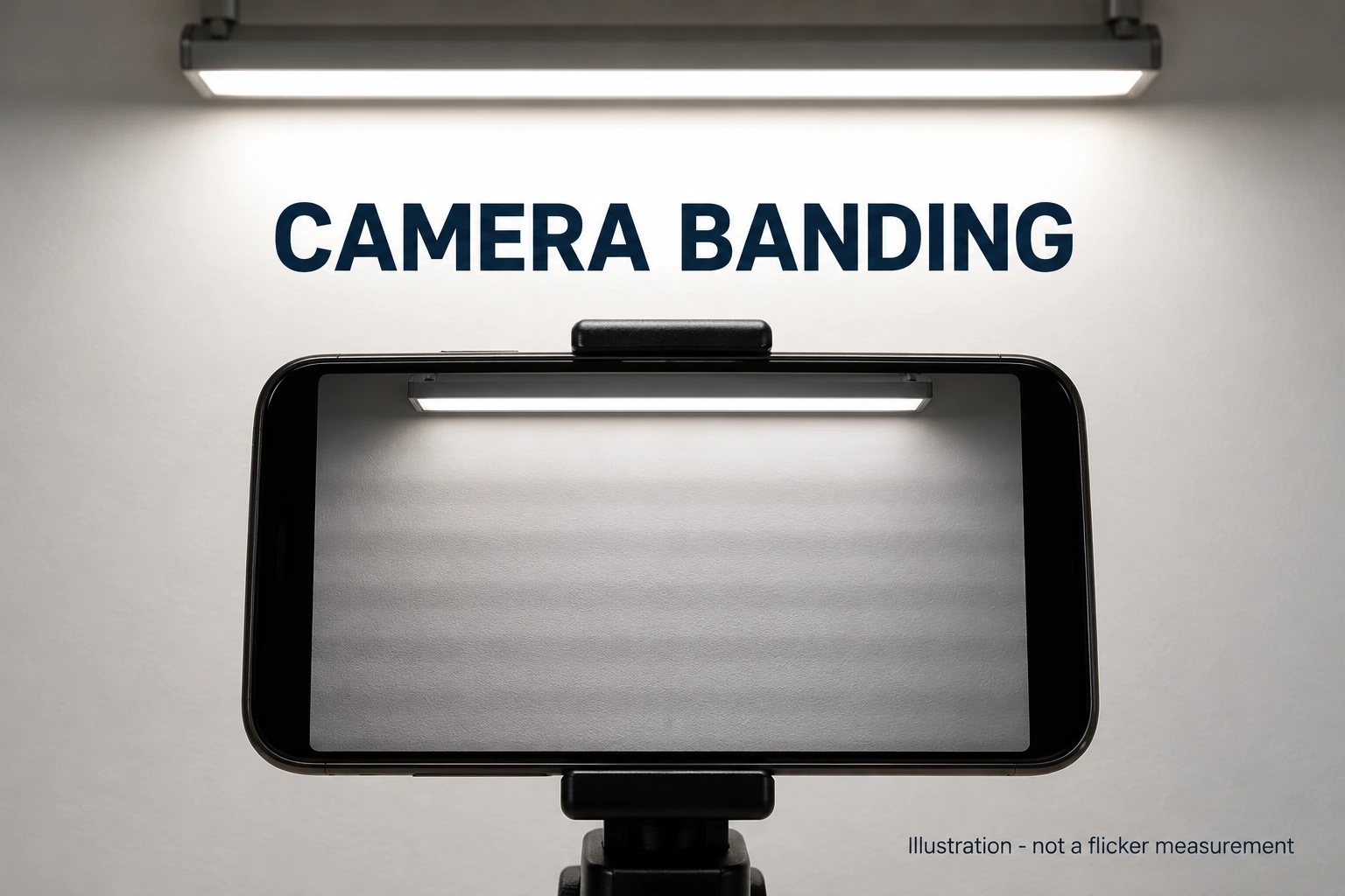 camera banding and led flicker illustration