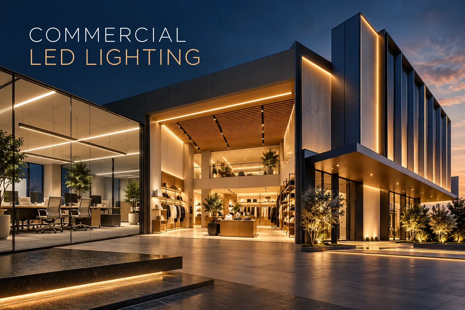 commercial led lighting editorial cover