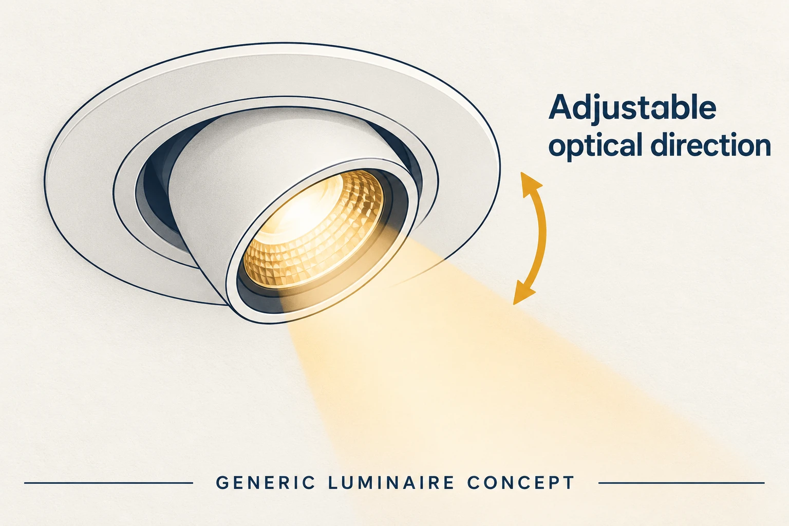 generic adjustable eyeball downlight concept