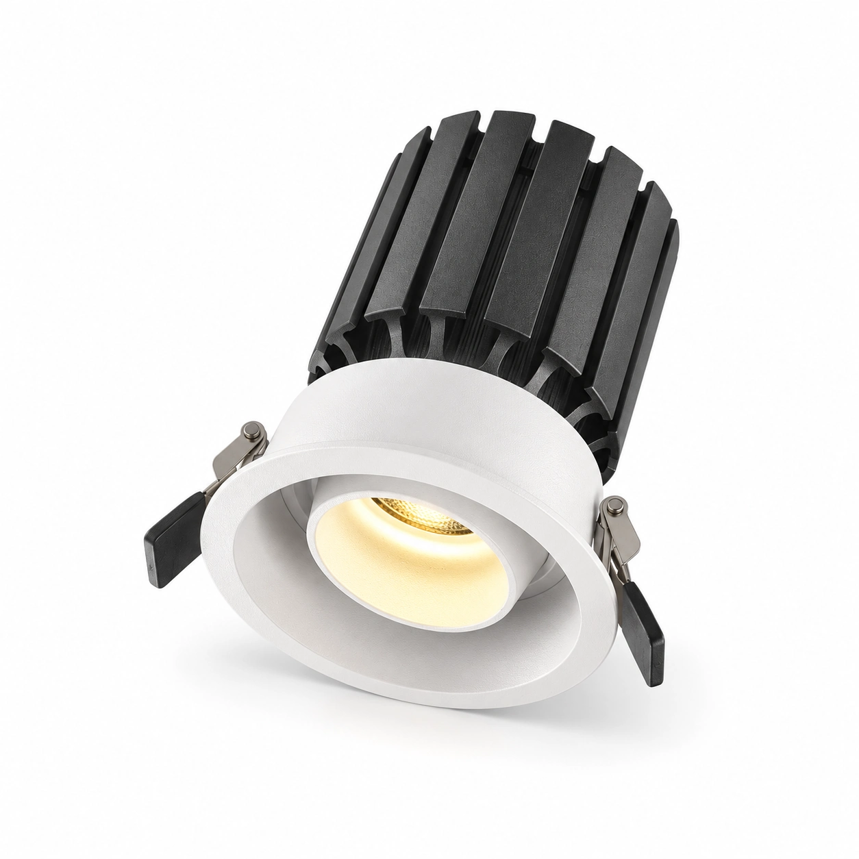 Compacte richtbare spots voor openingen van 75 en 95 mm