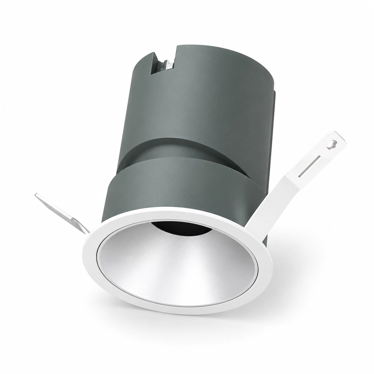 Richtbare downlights in twee behuizingsmaten