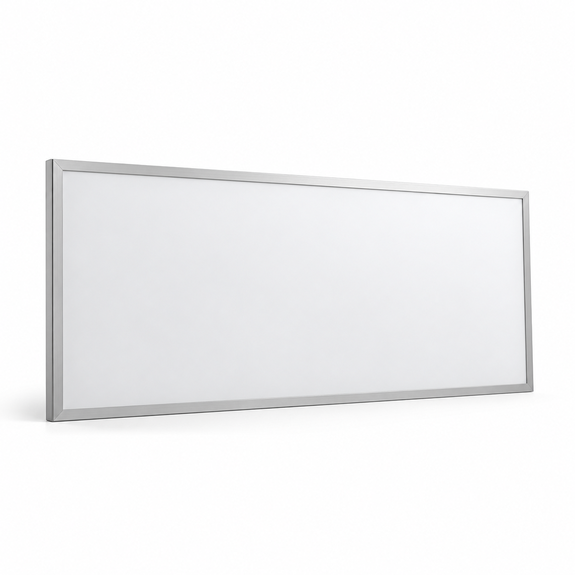 silver frame wide led panel diffuser white studio