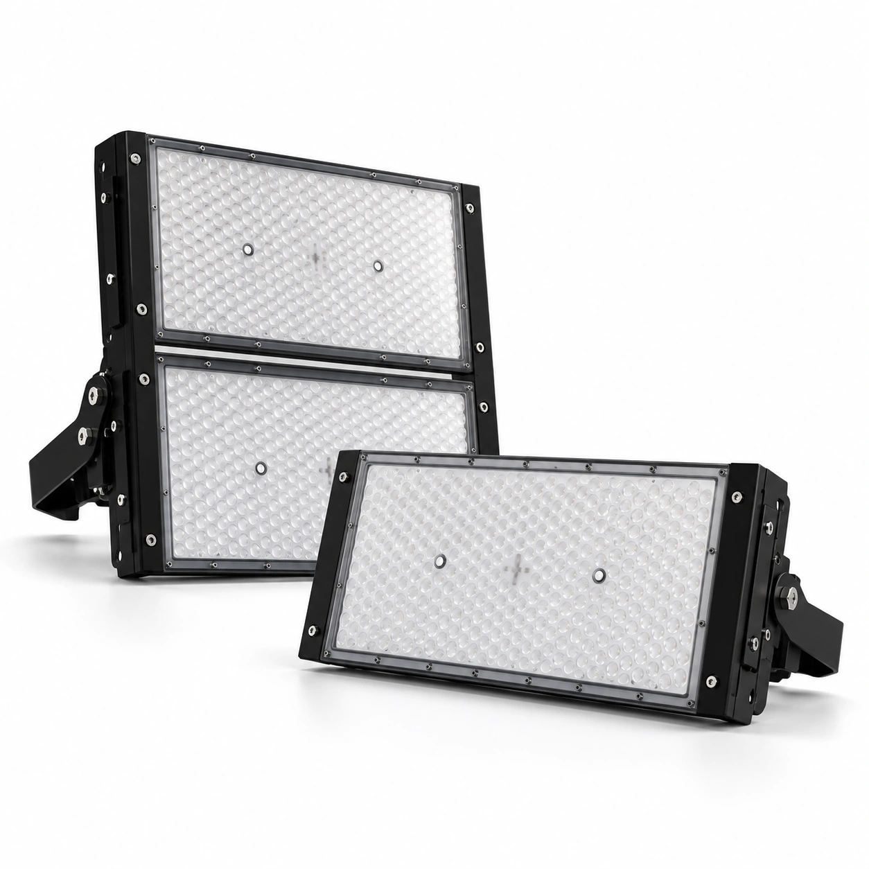 single double module floodlight comparison white studio