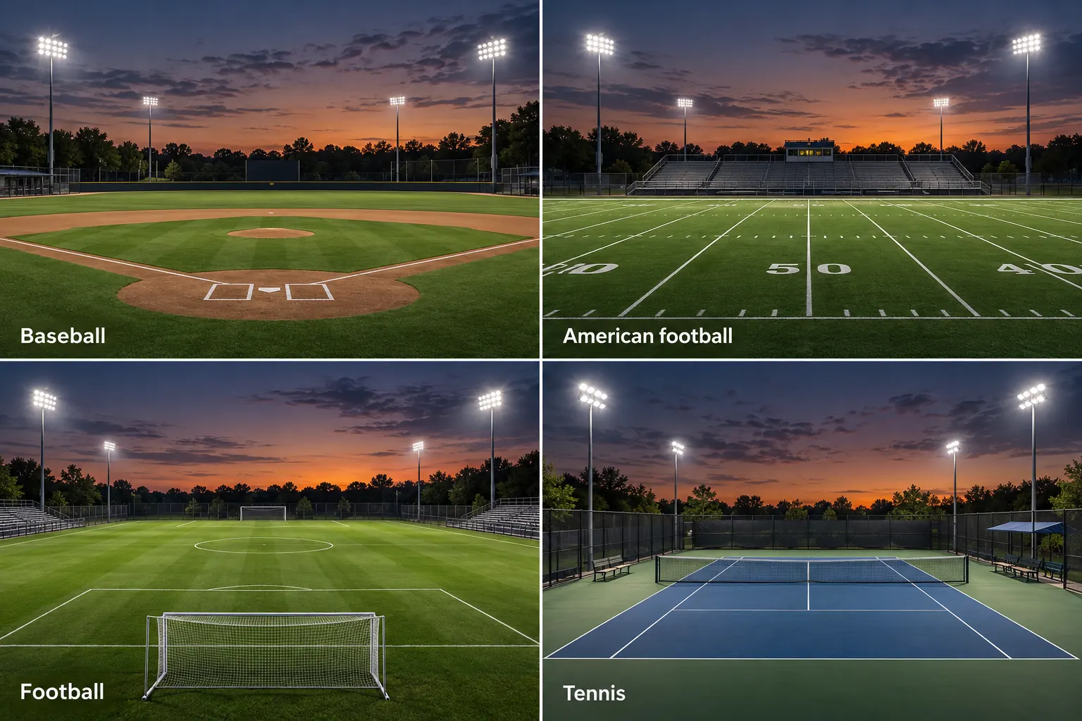 sports field led lighting application overview