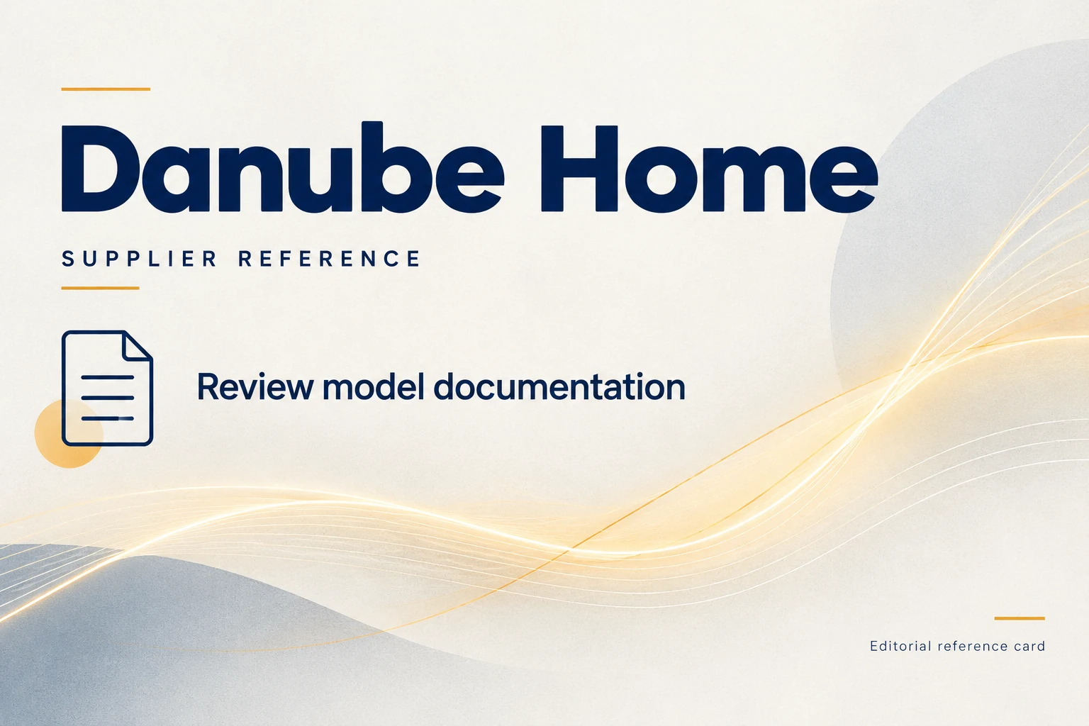 visual identification of danube home in a supplier directory