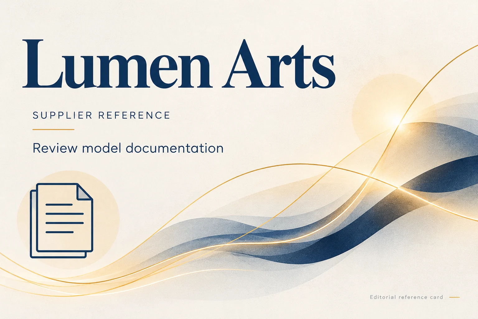 visual identification of lumen arts in a supplier directory