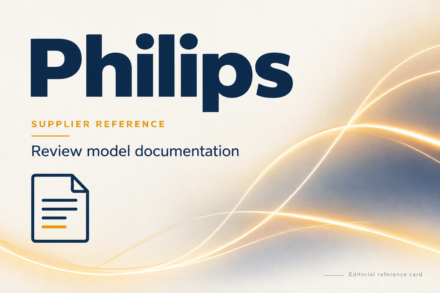 visual identification of philips in a supplier directory