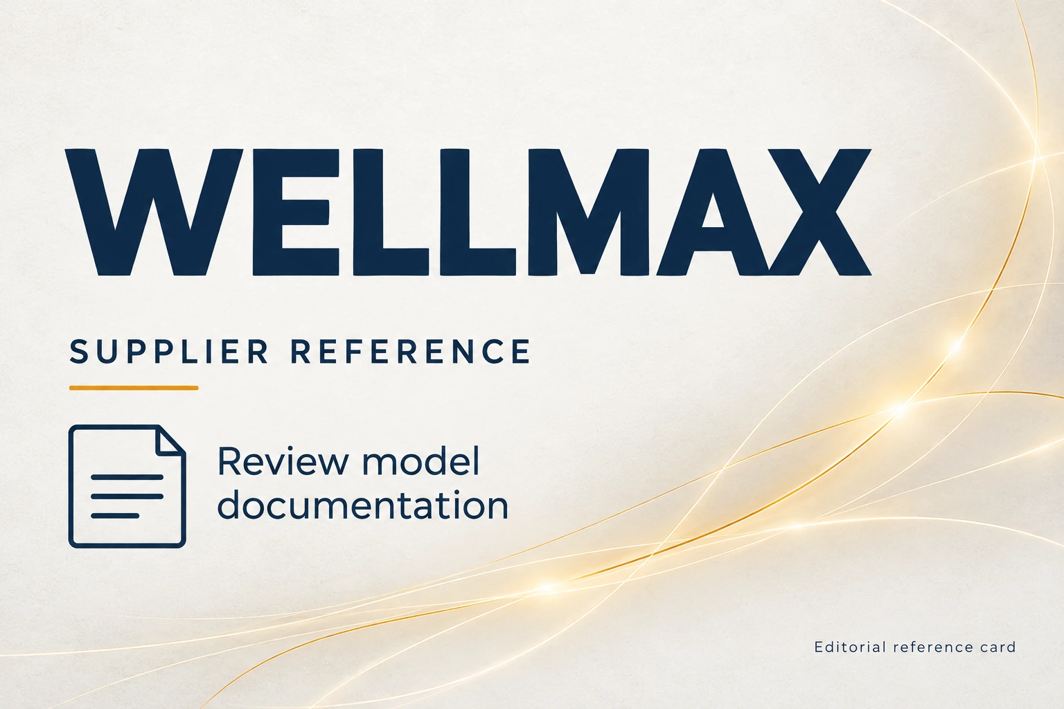 visual identification of wellmax in a supplier directory